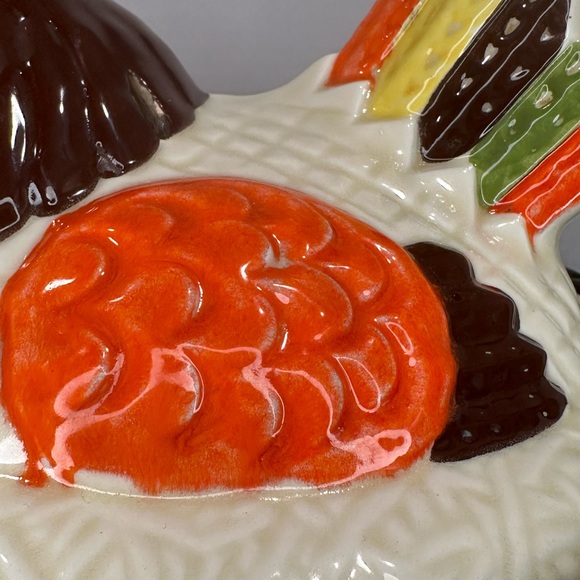 🦃 Vintage Metlox Pottery Turkey Covered Dish - Good Condition🦃 - Picture 15 of 16